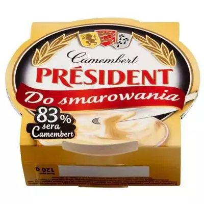 President Ser topiony Camenbert do smarowania 