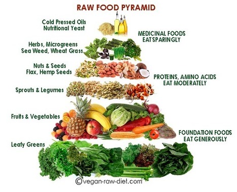 dieta raw piramida żywieniowa 