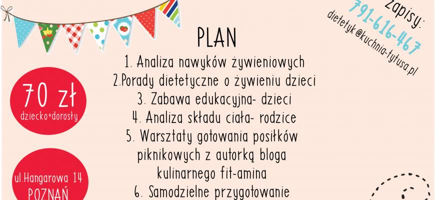 Warsztaty kulinarne dla dzieci i dorosłych