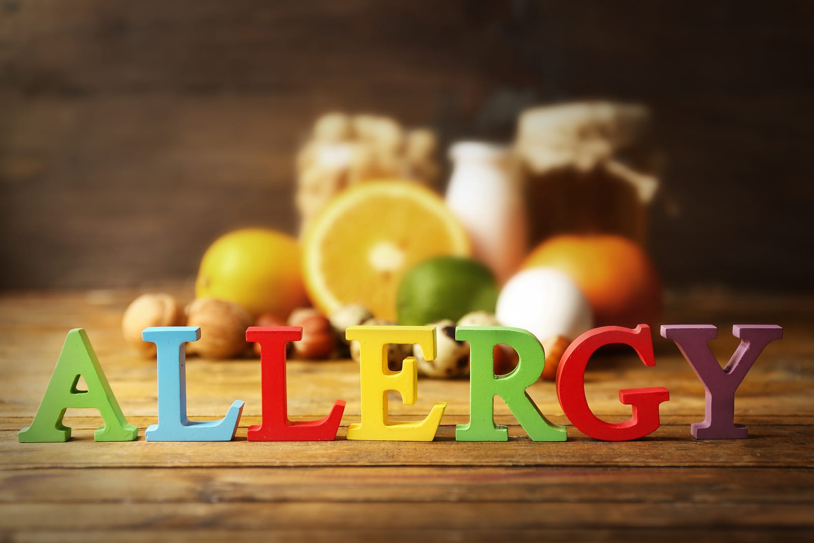 alergia pokarmowa, alergeny, objawy